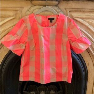 J. Crew Ruffle Sleeve Top